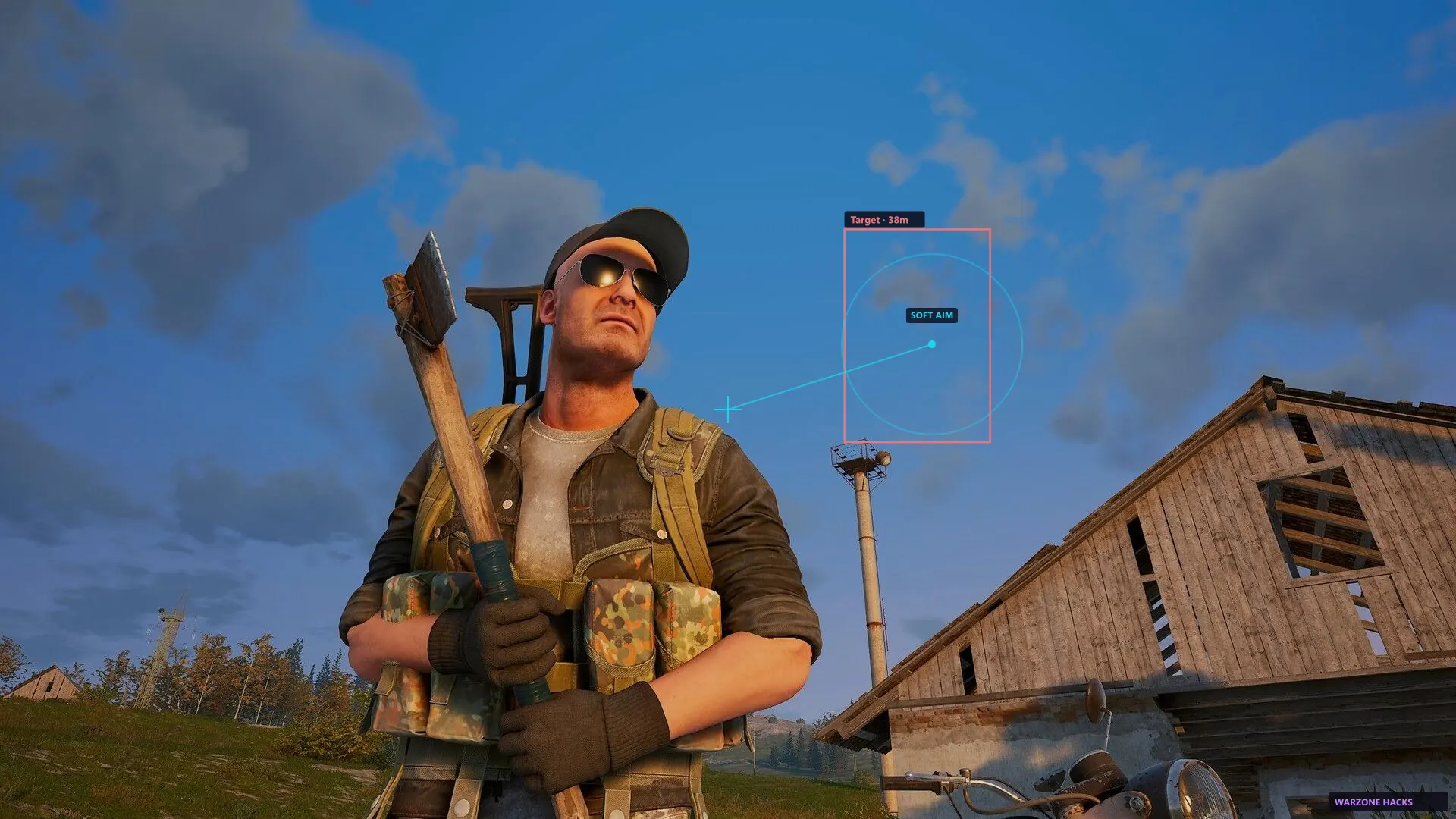 Deadside aimbot overlay in combat