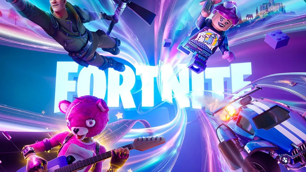 Fortnite cover art from IGN-style game media for a player guide